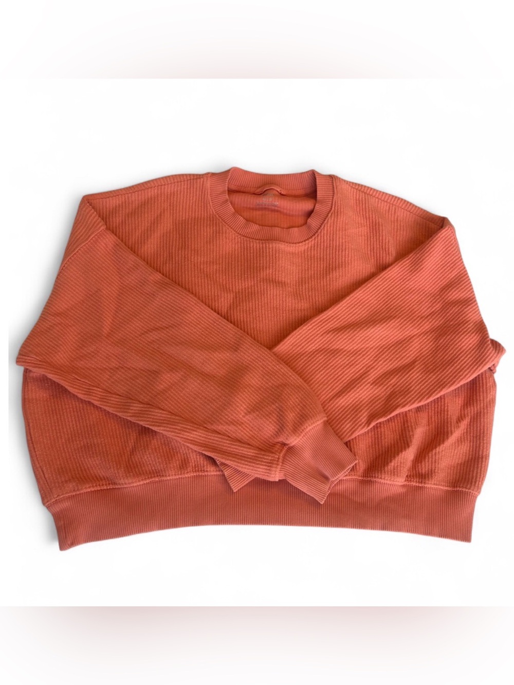 Women's Aerie Ribbed Crewneck Sweater - Light Coral